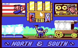 North & South Title Screen